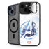 Marvel Avengers Blue Logo iPhone 14 Kickstand Case